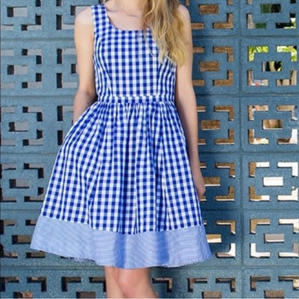 Modcloth Gingham “As Potluck Would Have It” dress